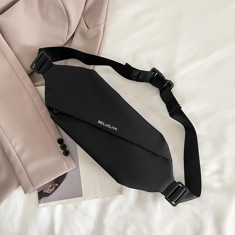 Модная брендовая сумка-мессенджер, мужская поясная сумка, сумка для мобильного телефона для бега на открытом воздухе, многоцелевая вместительная нагрудная сумка, повседневная сумка-мессенджер через плечо.