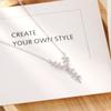 925 Sterling Silver Leaves Necklaces & Pendants for Women Fashion Lady Festival Gift Sterling-silver-jewelry
