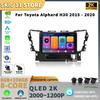 Беспроводной сенсорный экран CarPlay стерео Android для Toyota Alphard H30 2015-2020 автомобильный радиоприемник мультимедиа навигация головное устройство экран
