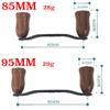 VISPREA Reel Carbon Parts Bait Reel Handle 95mm Crank Carbon Shimano Daiwa Daiwa Abu Garcia Custom Parts Replacement 95MM YU218,