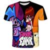 Футболки Fridany Night Funkin для мальчиков и девочек, летняя футболка с героями мультфильмов, детская одежда, повседневные топы с короткими рукавами, футболки, детские футболки