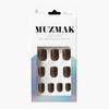Musemark Многоразовые типсы для ногтей Набор из 36 штук Короткие квадратные Earl Grey 1 шт.