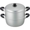 Wahei Freiz Two-Tier Steamer, Bugaku Style, 26cm, Lightweight, Anodized Aluminum, for Gas Stoves Only, MR-7591