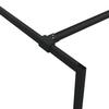Walk in Shower Screen in Black 80 x 195 cm Clear Tempered Safety Glass (ESG) Black Frame