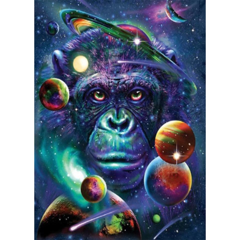 Звездное небо животное 5D DIY алмазная живопись картина полная алмазная вышивка горный хрусталь подарок мозаичный комплект украшения