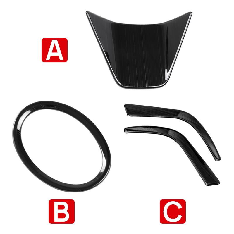 Для Toyota Camry XV70 2018-2021 2022 2023 Нержавеющая сталь рулевое колесо автомобиля кнопки панель отделка чехол крышка наклейки аксессуары