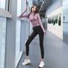 New spring velvet warm professional Pilates training yoga clothes top women's fitness running sports jacket