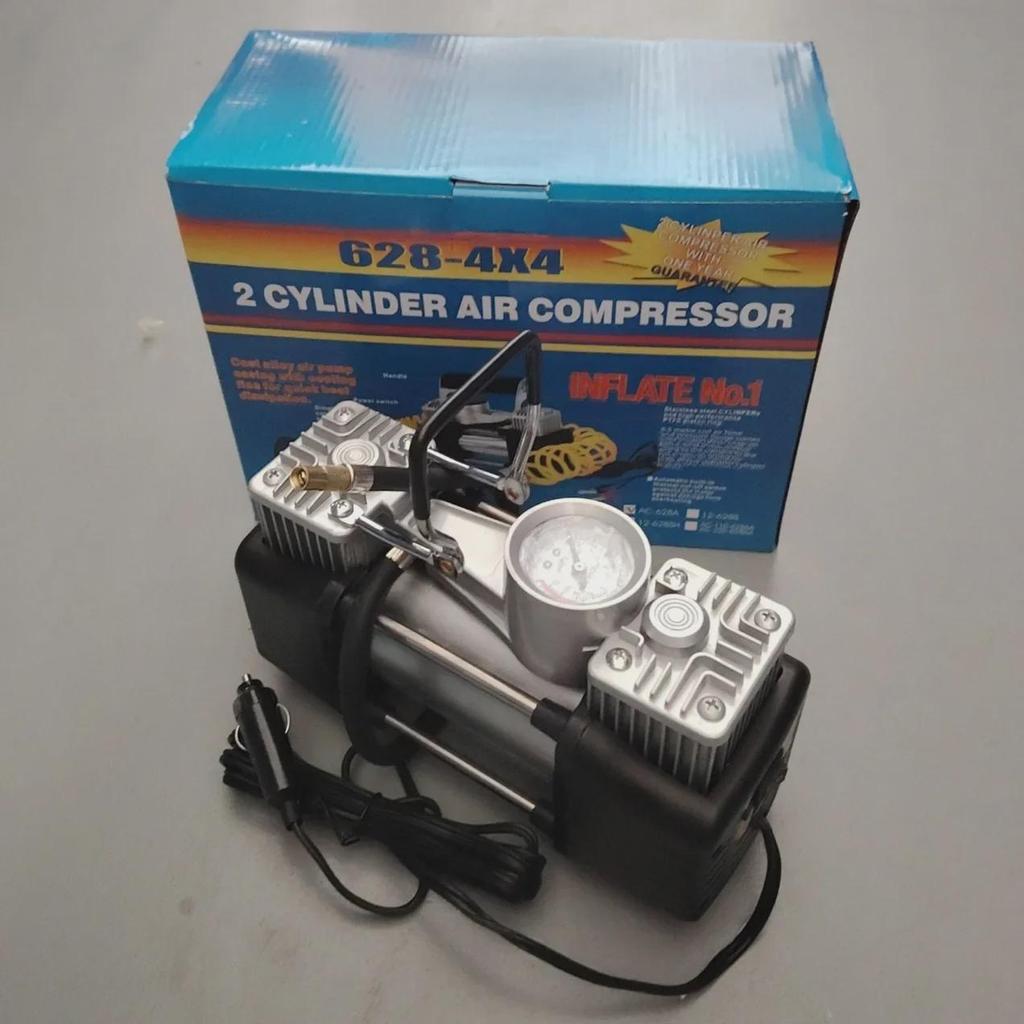 Double Cylinder 12V High-Power Portable Car Air Pump