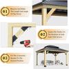 Pergola Connector Brace 45 Degree Pergola Brackets Angle Support Bracket Heavy Duty Shelf Bracket With Screws Connector Brace