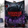 1 шт. Научно-фантастический Хоррор S-Stranger T-Things Плед Мягкое Тепло Фланелевое Покрывало Многофункциональный Плед Уютный Домашний Декоративный Подарок для Фанатов