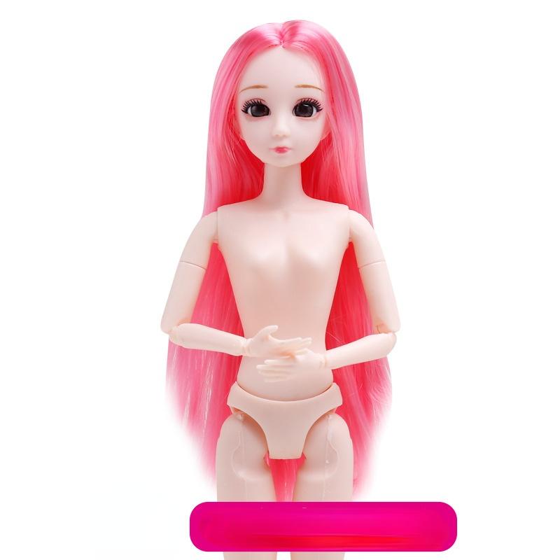 30 см 26-шарнирная кукла для девочек, обнаженные части тела, куклы с волосами, детские игрушки, 26-шарнирная кукла для девочек