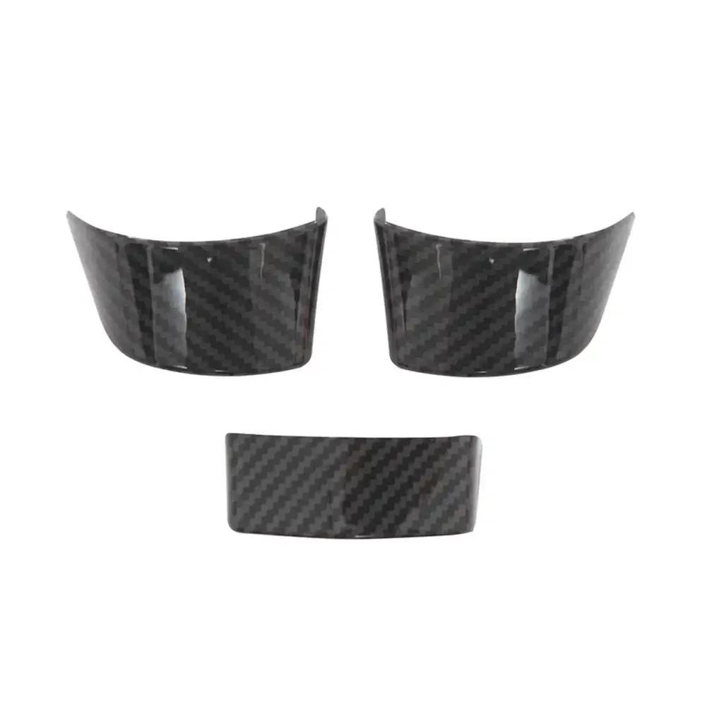 Декоративная накладка на руль автомобиля из углеродного волокна ABS для VW Golf 5 MK5 Passat B6 Jetta Tiguan 2007-2011