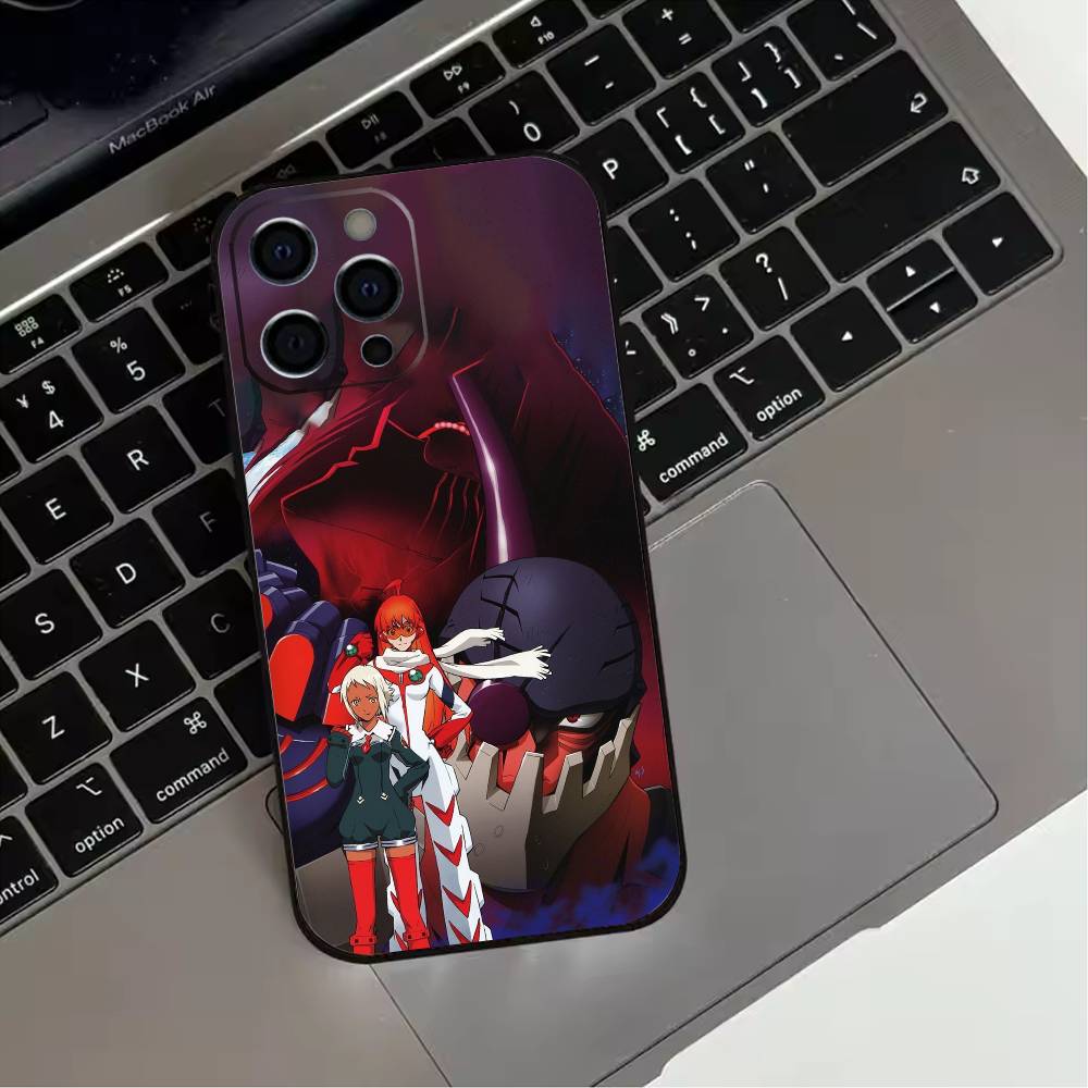 Diebuster Gunbuster Phone Case For iPhone 17,16,15,14,13,12,11 Plus,Pro Max,XS,Soft Silicone Black Cover