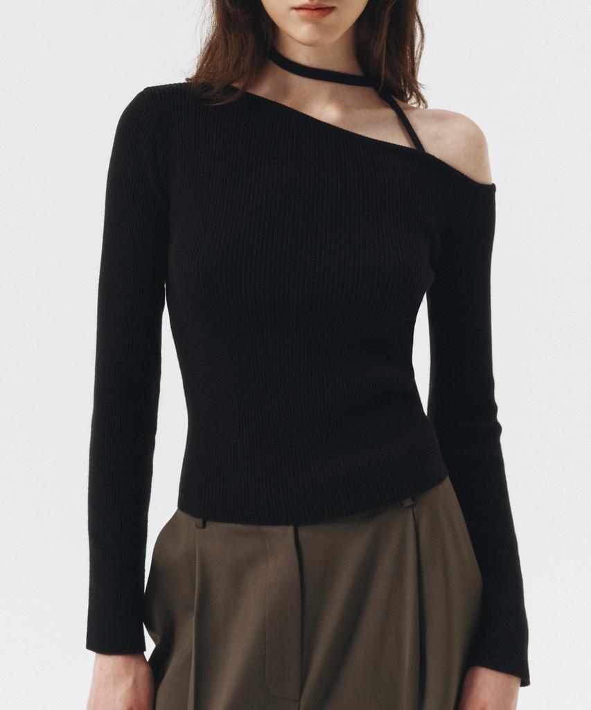 ARTID Cashmere Strap Knit Top_3 Colors