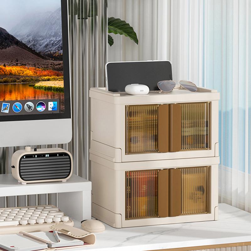 Складная коробка Sotrage, складная портативная пластиковая корзина для хранения игрушек, контейнер для хранения кукол, домашний органайзер для гардероба