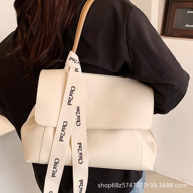 Customized Soft Leather Premium Texture Big Bag Women's 2025 New Trendy Messenger Bag Large Capacity Shoulder Commuter Tote Bag