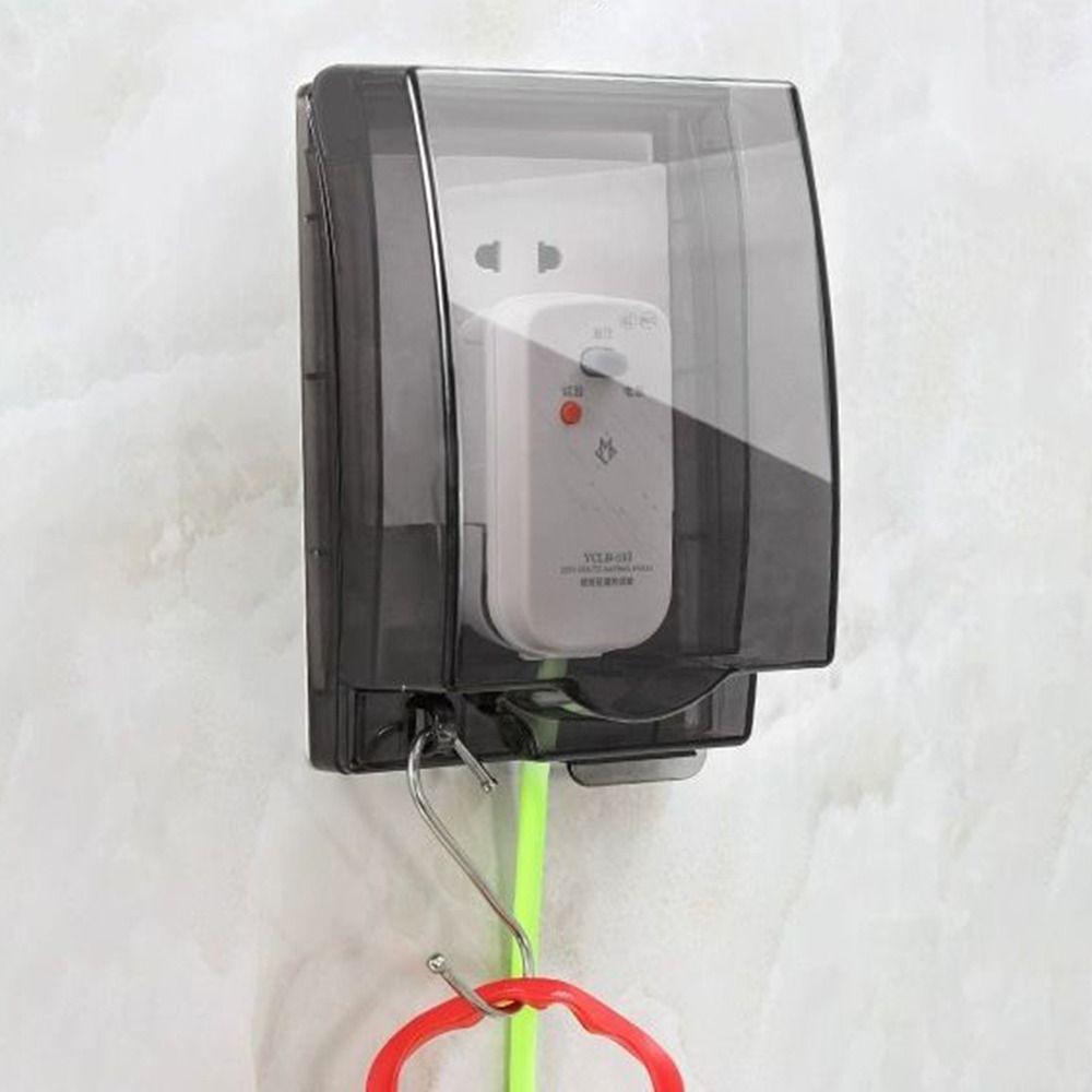 Водонепроницаемая защитная крышка для выключателя, прозрачный протектор для розетки, крышка для электрической вилки для дома