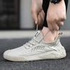 Мужская обувь 2025 новая летняя дышащая тонкая повседневная дезодорирующая спортивная для бега мягкая подошва сетка fly-knit легкая модная обувь