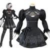 Сексуальный костюм Nier Automata для косплея Yorha 2B, костюм для игр на Хэллоуин, женские костюмы для ролевых игр, костюмы для девочек и женщин, аниме, ролевые игры, нарядное платье для вечеринки