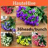 Elegant 36 Heads Artificial Silk Rose Flowers Bouquet For Wedding And Home Dcor
