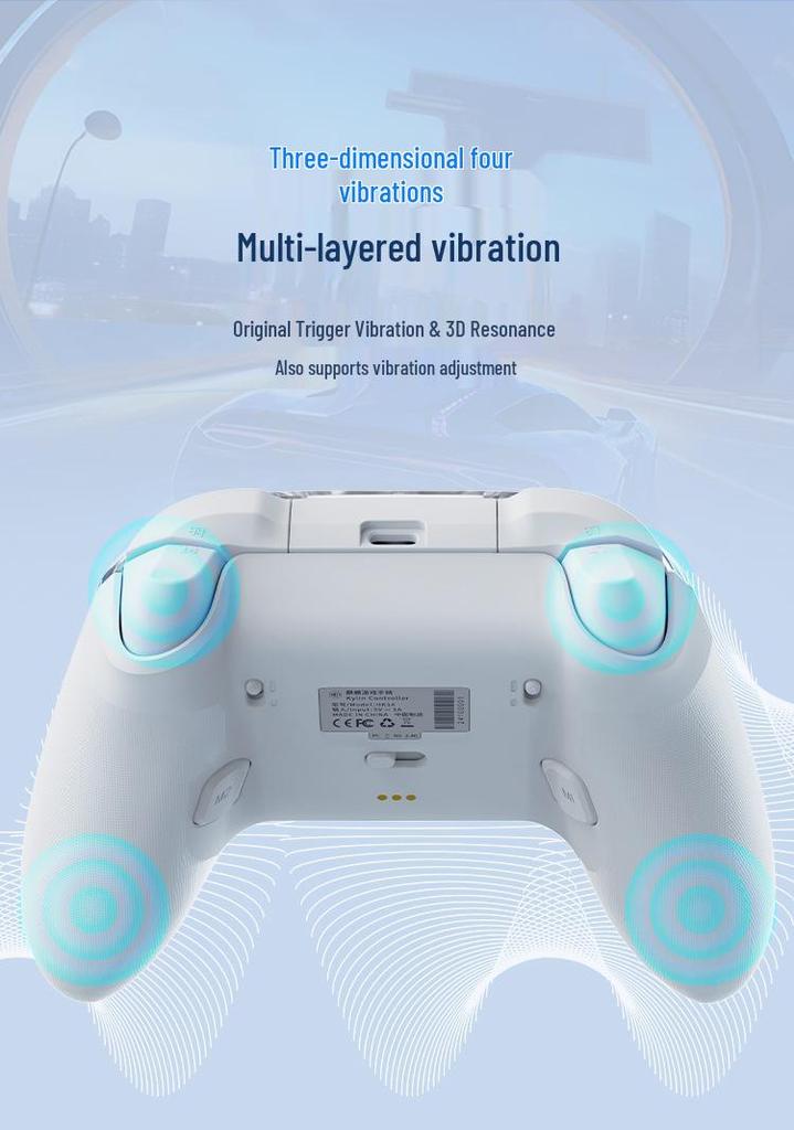 Kirin Switch Bluetooth Dual Hall Vibration Controller for PC, TV, iOS - Black Myth Wukong Edition