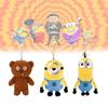 Keychain Me Despicable Cute Cartoon Girl Kid Backpack Ornament Hanging Plush Toy