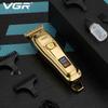 V-965 USB Электрическая машинка для стрижки волос Перезаряжаемая бритва с LED цифровым дисплеем Беспроводная регулируемая машинка для стрижки волос Парикмахерская Домашняя бритва