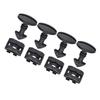Bumper Towing Eye Hook Cover Clips Screws Trim Turn Lock Insert Kit for Evoque Discovery 3 4 Bumper Fender Grille Clips
