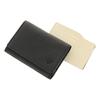 Orobianco Business Card Case with Branded Gift Wrapping Large Made In Black Shopper, Available, Capacity, Men's, ORS-040909, Japan, Leather,