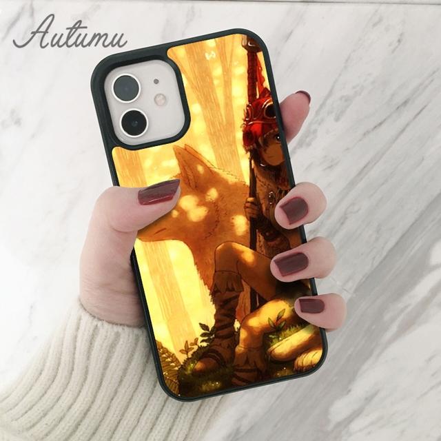 Чехол для телефона Anime Princess Mononoke для iPhone 11 12 13 14 Pro Max mini XR XS SE 2020 7 8 Plus Samsung Galaxy S21 S22