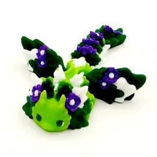 3D Printed Dragon Egg Colorful Egg with Dragon Inside Articulated Dragon Figurine Flexible Fidget Toy for Kids Easter Basket Stuffers