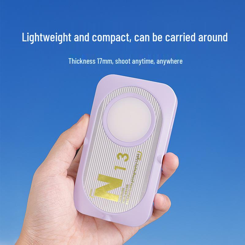 N13 Мини-ручной селфи-свет с двусторонней подсветкой и трехцветными вариантами заполнения