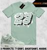 Футболка в тон AJ 4 Abundance Seafoam Sail Для кроссовок номер 23 4s Футболка Унисекс Футболка