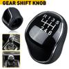 6 Speed Gear Shift Knob For Ford Mondeo Mk4 S-Max C-Max/Focus Mk2 Kuga Leather Shifter Lever Stick Handdball Car Accessories