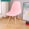 Обеденный стул Eames в скандинавском современном минималистичном стиле из массива дерева со спинкой