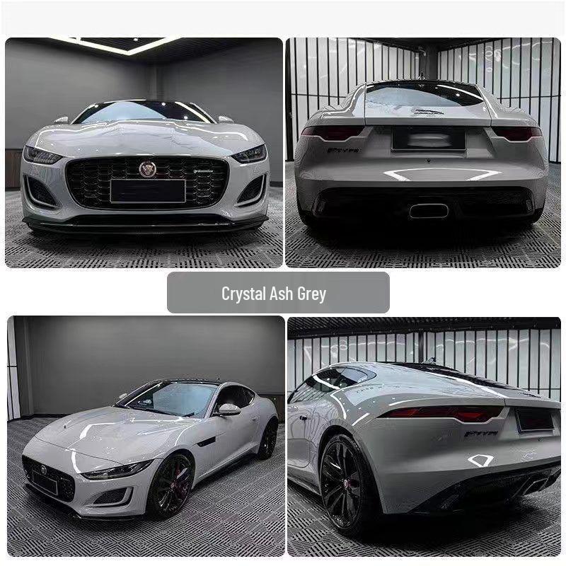 Car PET Film: Beetroot Purple, Glacier Blue, Piano White, Glossy Black - Full Vehicle Color Change Wrap.