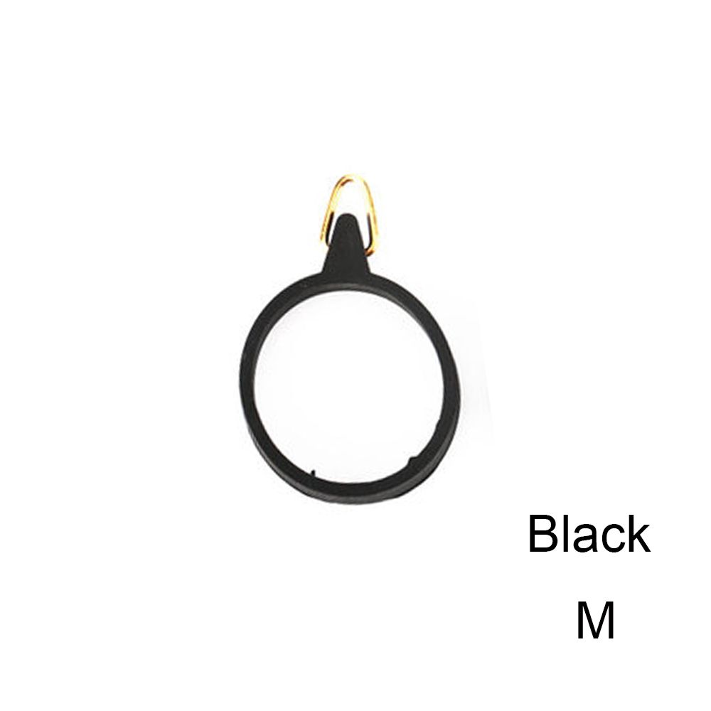Quality Rubber Rings Plastic Rubber S M L Fishing Gear Safe Hanger Hook Secure Holder Lures Holders