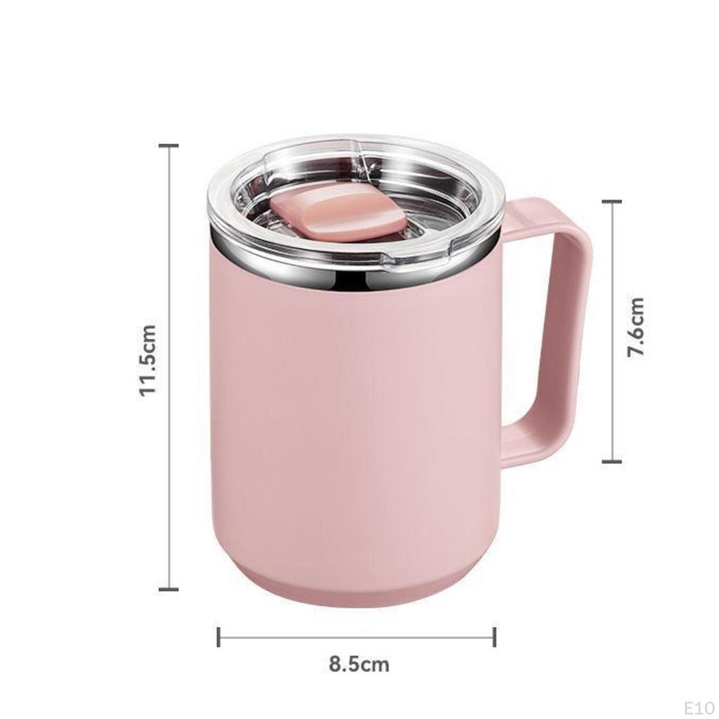 Кофейная кружка термос многоразовый двойной стенки герметичный с раздвижной крышкой для путешествий на вечеринку