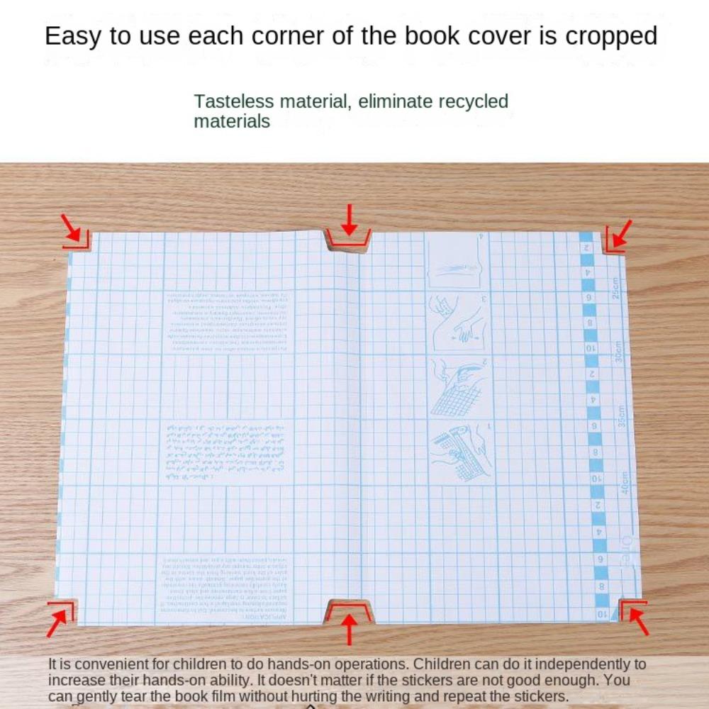 10 листов A4 Защитная обложка для книг Прозрачная защитная пленка для блокнота Прозрачная пленка для книг Студенты