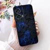 Чехол для Motorola Edge 50 Fusion XT2429-1 Мягкий ТПУ Цветок Защитные Чехлы для Телефона Для Motorola G96 motog96 5G Fundas Чехол Coque