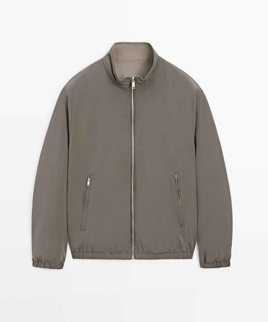 Короткая двусторонняя куртка Massimo Dutti