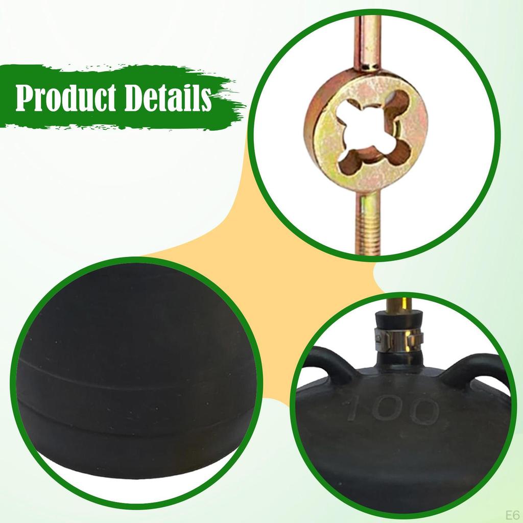 Надувная заглушка для труб, испытательный шар для сантехники, муниципальное обслуживание, резина, муниципальные трубы