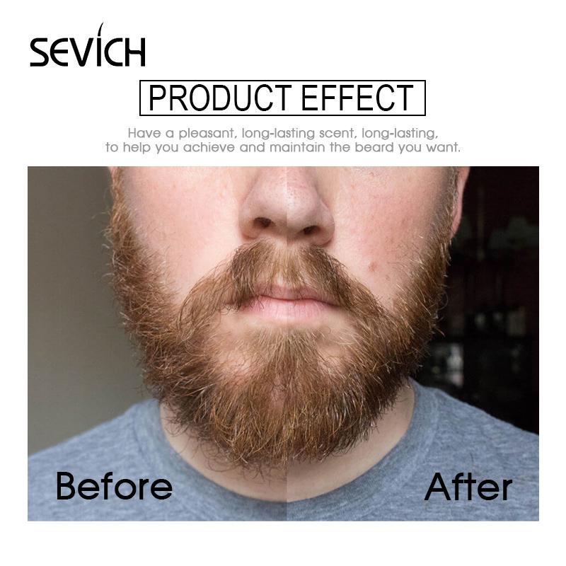 SEVICH 30g/60g Natural Beard Balm Wax For Beard Smoothing Moustache Wax For Men's Beard Care