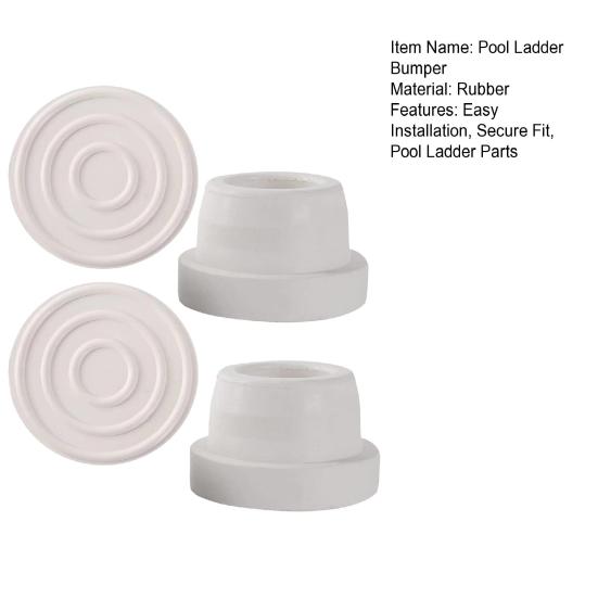 Бампер для лестницы бассейна для заглубленных бассейнов. Крышка-фиксатор лестницы подходит для 1,9 дюйма.