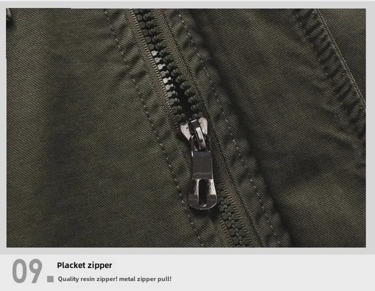 Мужская повседневная куртка в стиле милитари - большой размер, летный костюм для занятий спортом на открытом воздухе и работы