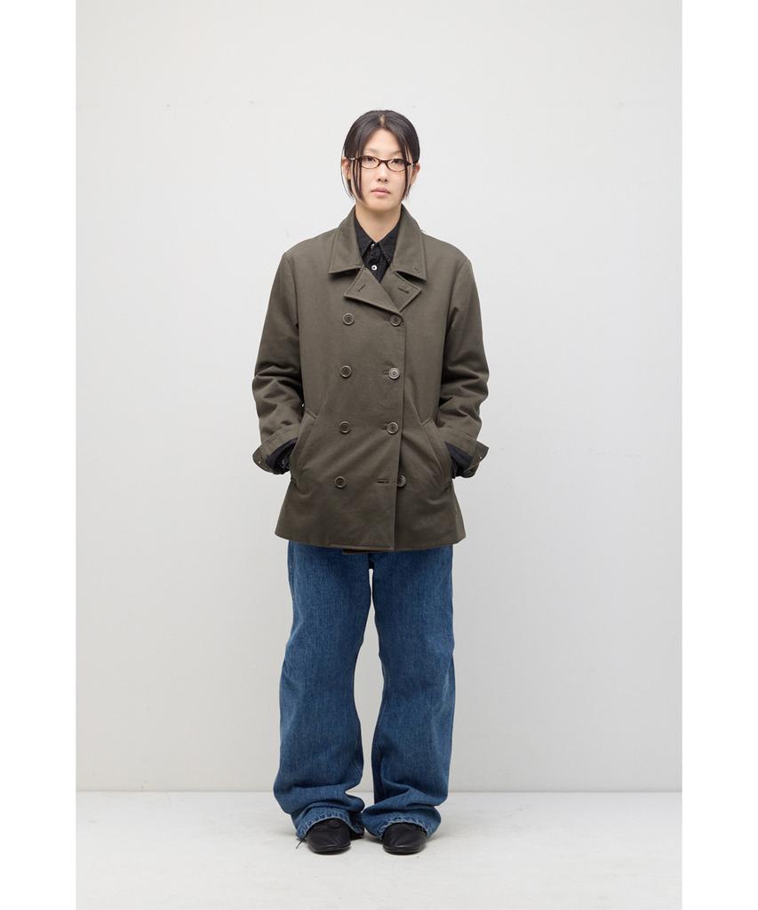 HATCHINGROOM Pea Coat Khaki