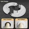 New Plastic Air Conditioning Pipes Cover Split Type White Wall Decorative Cover Hole Cover Plug Cable Entry