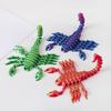 Creative 3D Printed Scorpion Articulated Animal Simulation Model  Landscaping Decoration