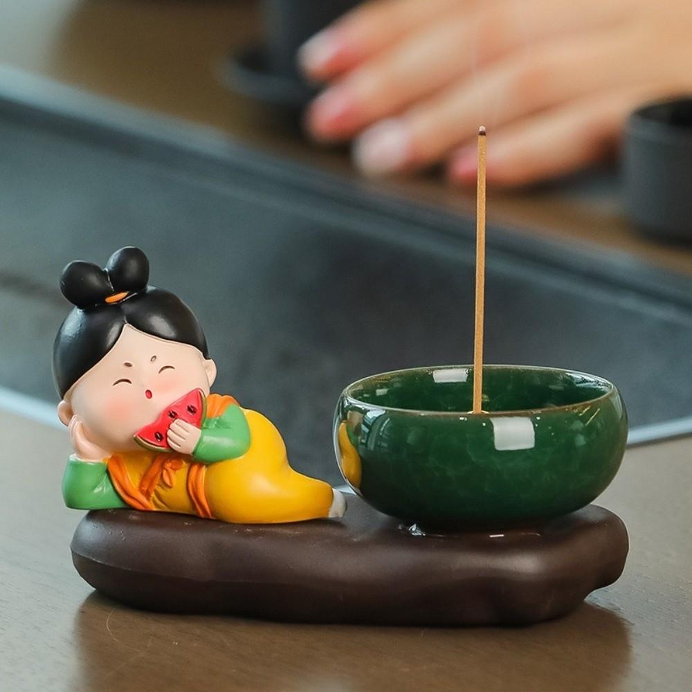 Traditional Ceramic Incense Stick Holder Creative Aromatherapy Base Yoga Studios