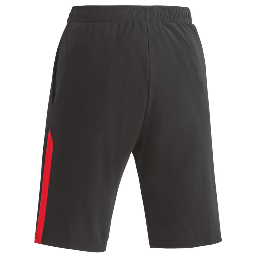 YONEX Унисекс тренировочный топ для футбола и шорты Pro XO FW6007, Стиль, Черный/Красный,